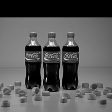 Ejemplo de tapón para Coca-Cola Australia